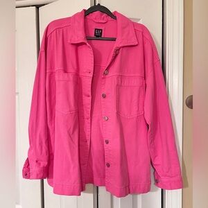 Gap Denim Pink Chore Jacket